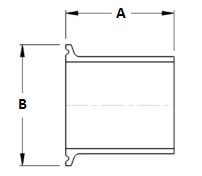 BPE Automated Weld Ferrule Dimensions