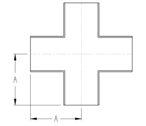 BPE Butt Weld Cross Dimensions