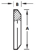 BPE Solid Clamp End Cap Dimensions