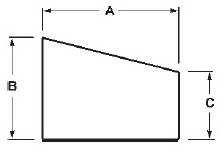 Polished Eccentric Reducer Dimensions