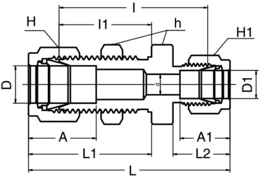 Bulkhead Reducing Compression Union