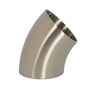 Polished Short 45 Degree Elbow