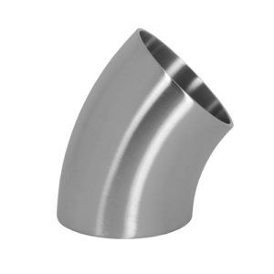 Unpolished 45-Degree Butt-Weld Elbow